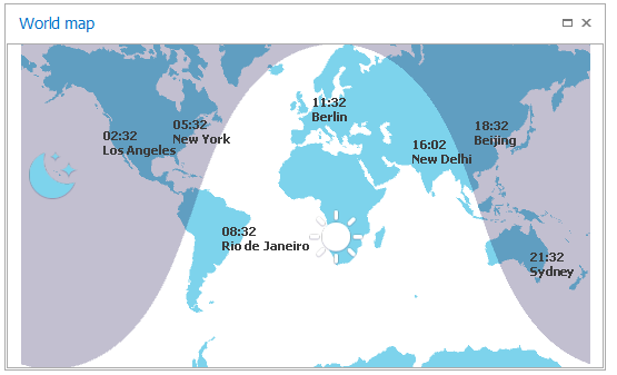 WorldMap Widget